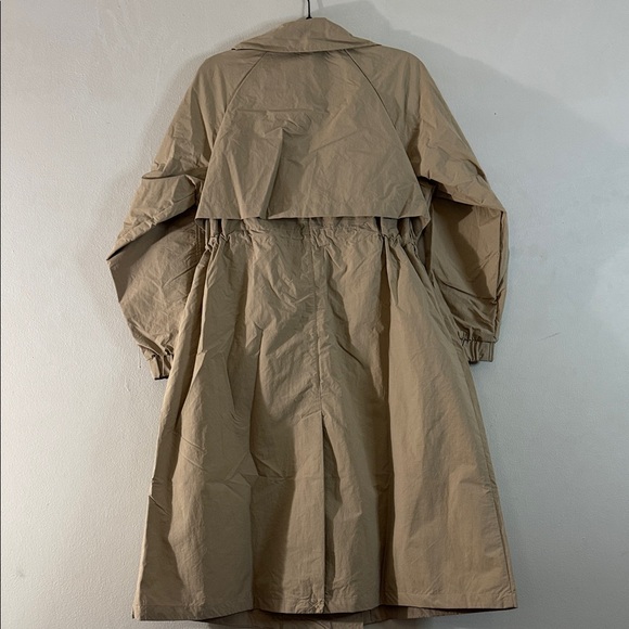 All in Motion Beige Lightweight Trench Coat Utility Jacket Small - Picture 7 of 10